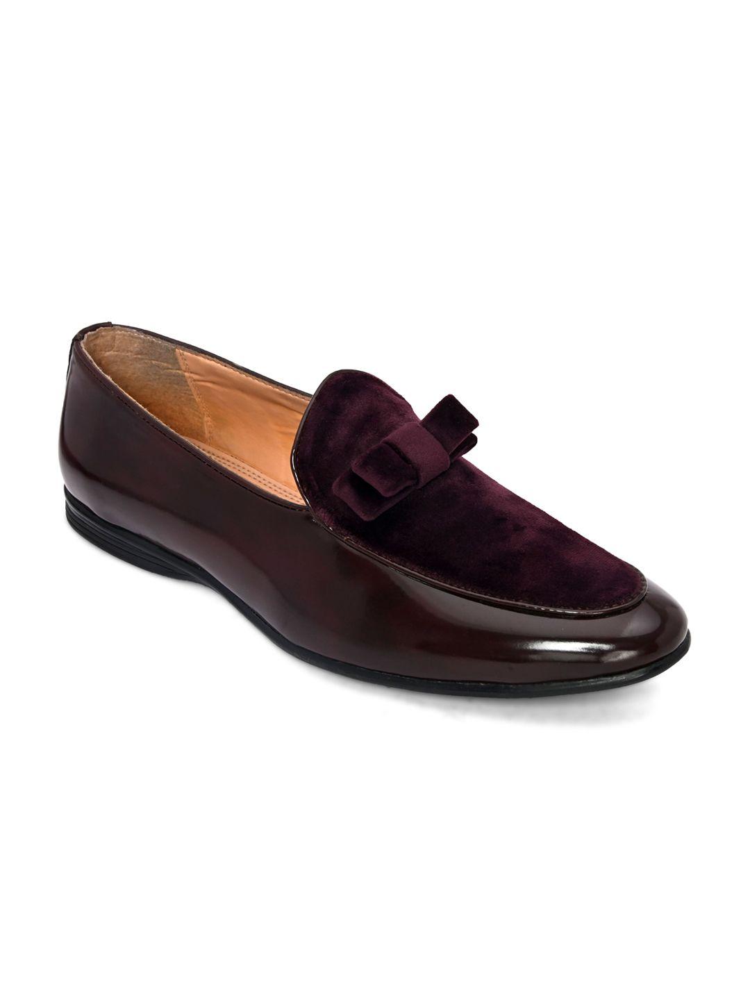 san frissco men maroon loafers