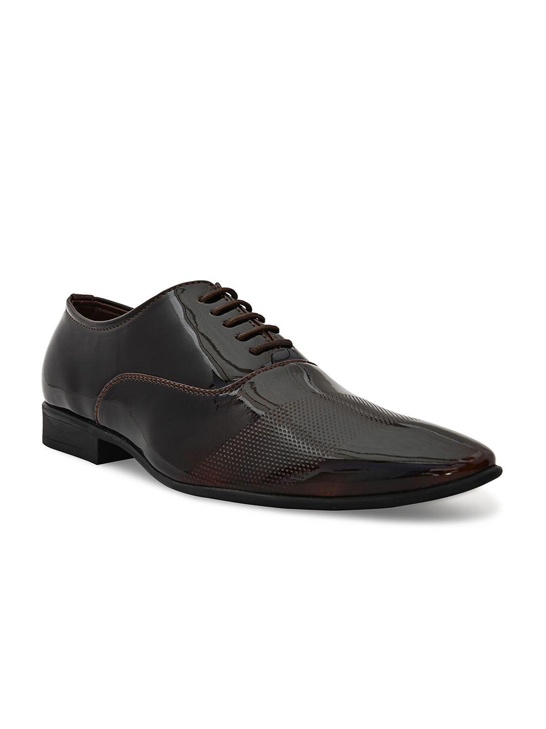 san frissco men textured formal oxfords