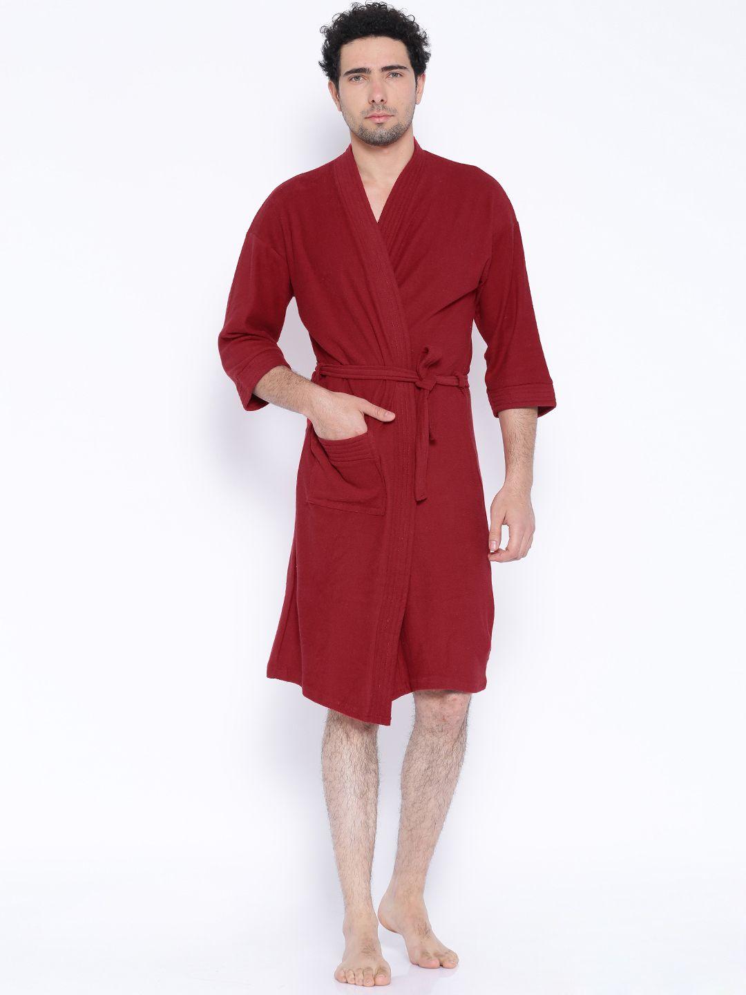 sand dune red bathrobe