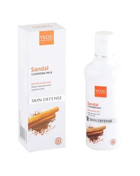sandal skin defense cleansing milk