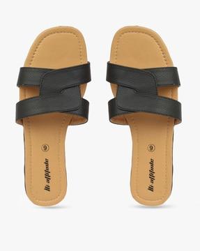 sandals with dual knotted straps