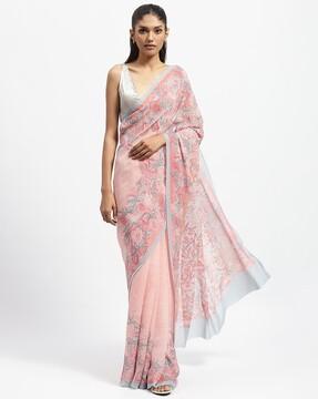 sandman's song printed saree