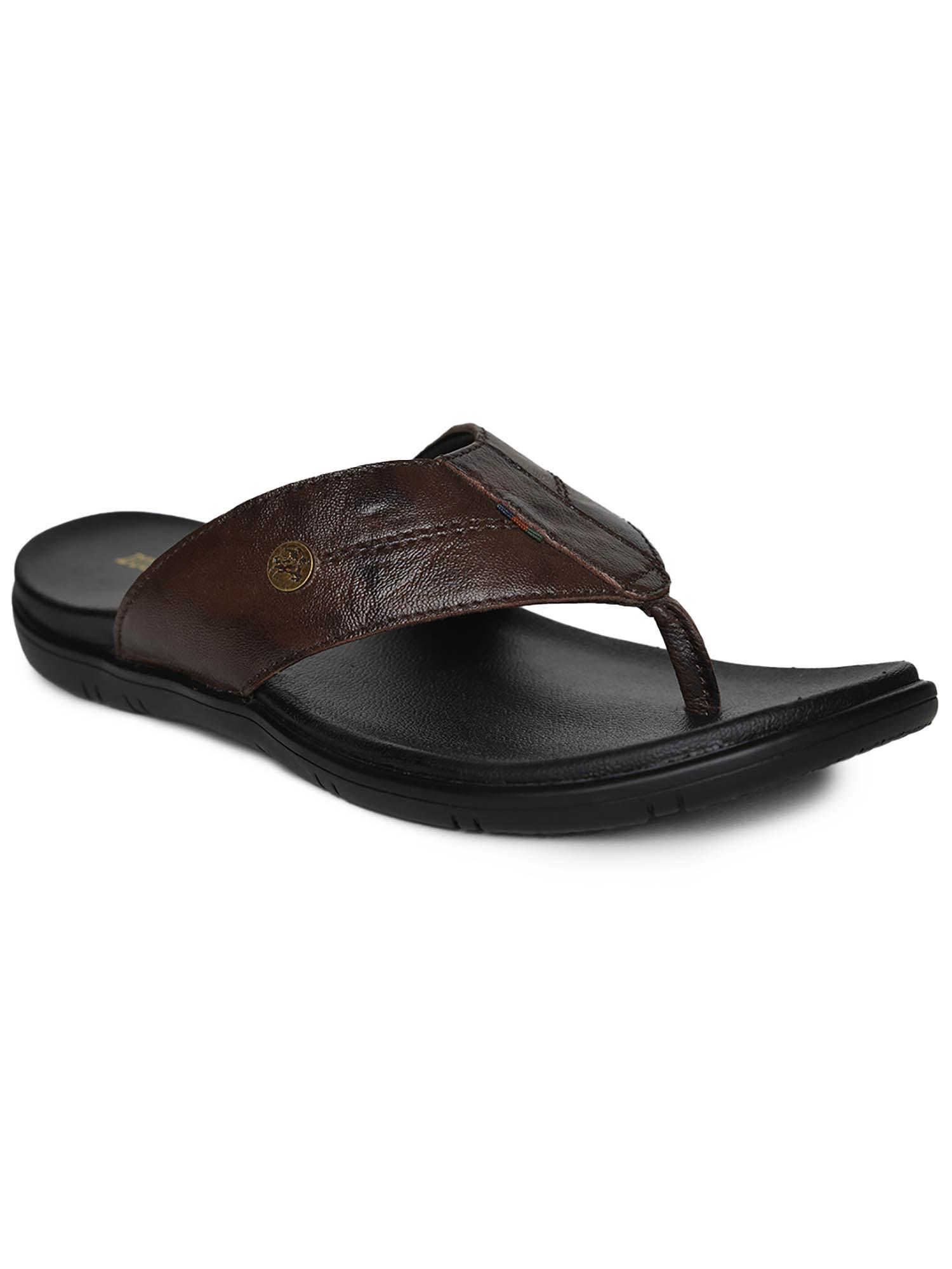 sando full grain natural leather casual sandals for mens