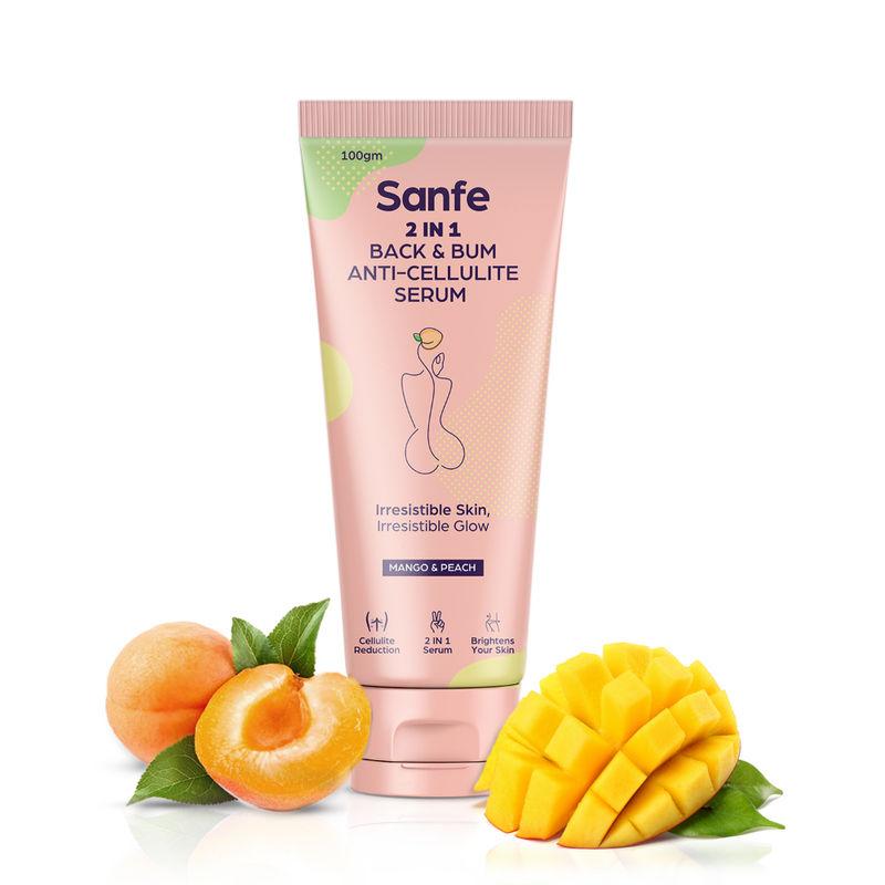 sanfe 2 in 1 back & bum anti-cellulite serum