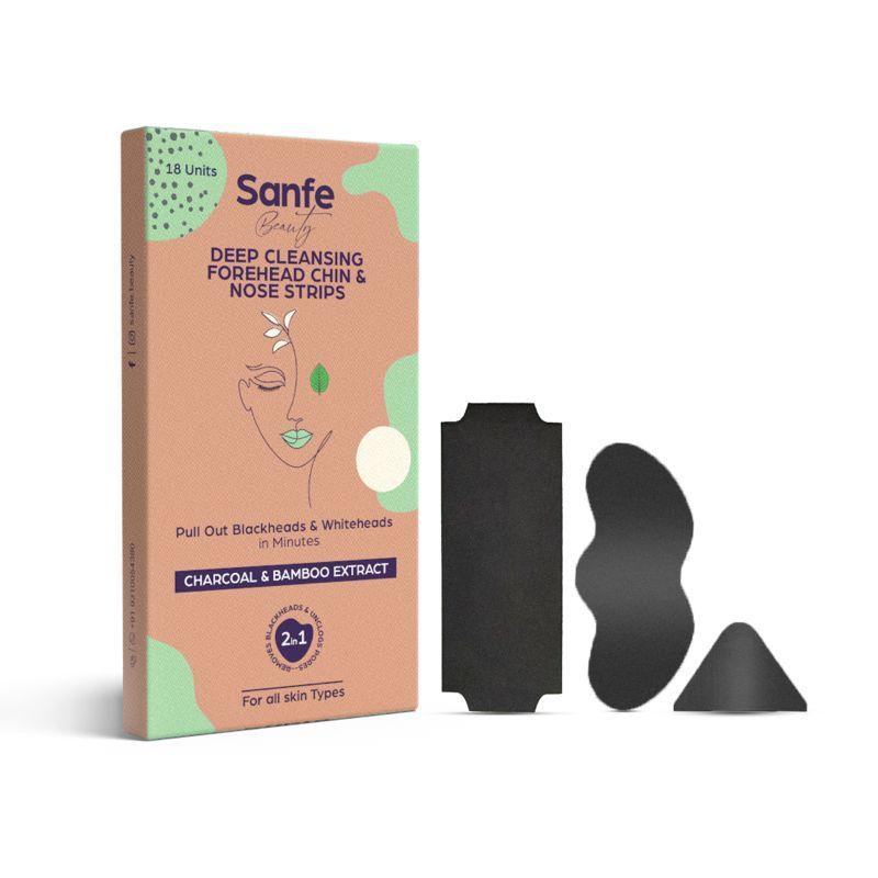 sanfe beauty deep cleansing forehead and chin strips