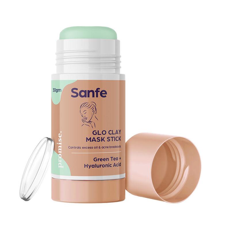 sanfe promise green tea cleansing mask stick for face