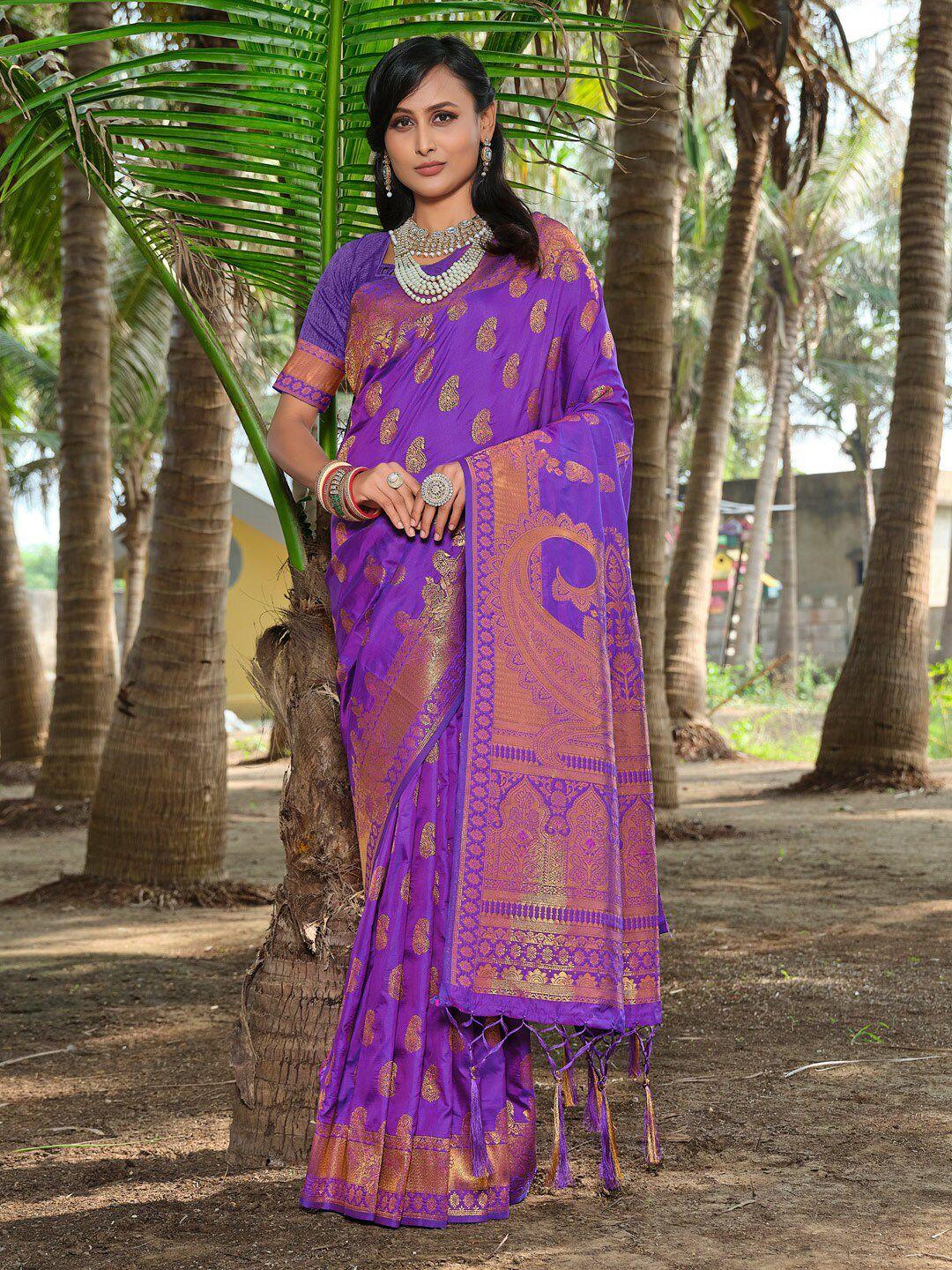 sangam prints woven design zari banarasi saree