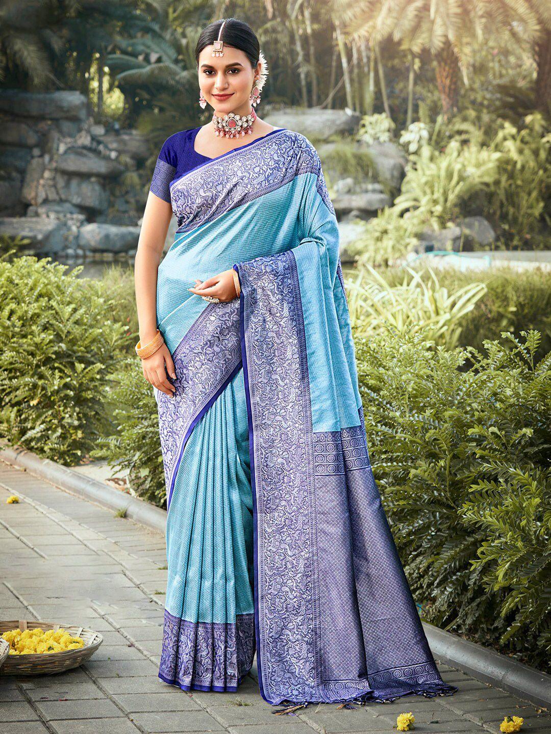 sangam prints woven design zari kanjeevaram saree