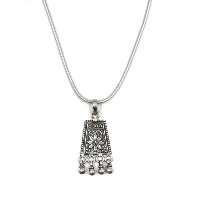 sangeeta boochra 925 silver pendant with chain