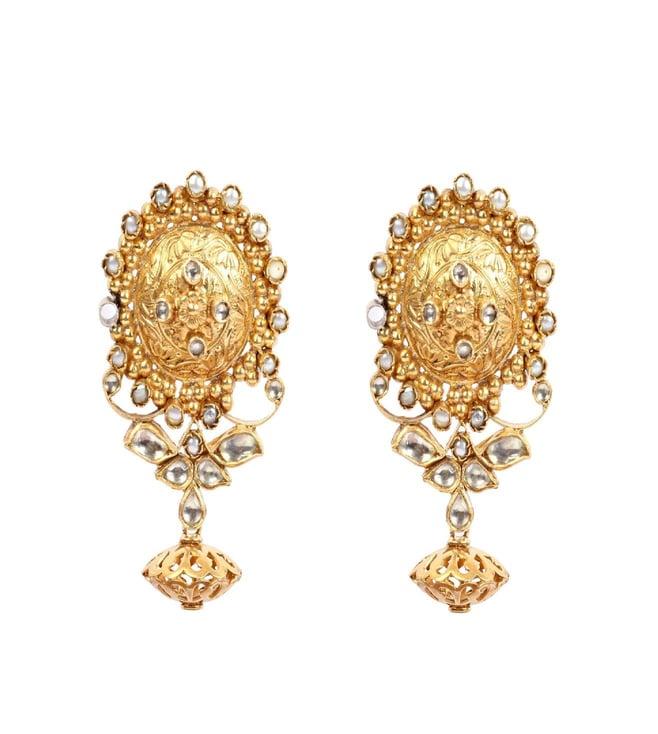 sangeeta boochra golden aiza silver earrings