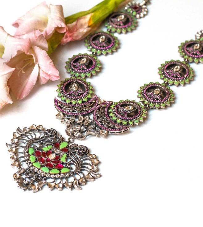 sangeeta boochra silver necklace