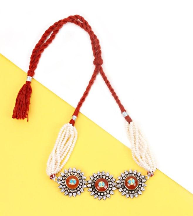 sangeeta boochra silver necklace