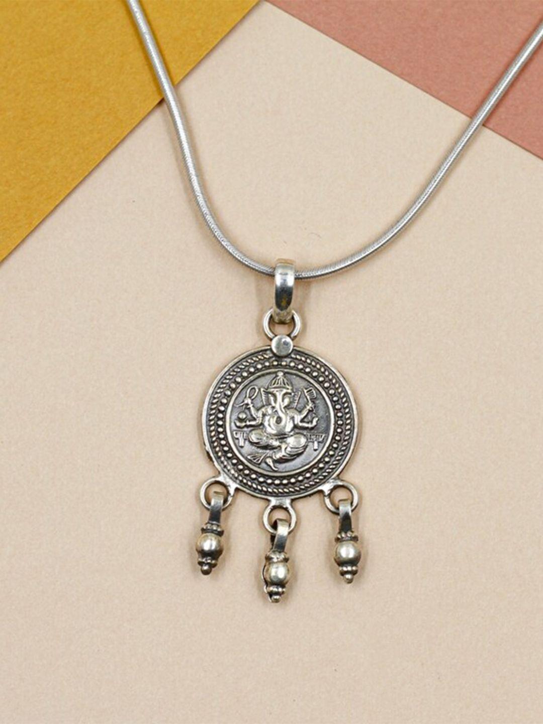 sangeeta boochra sterling silver oxidized necklace