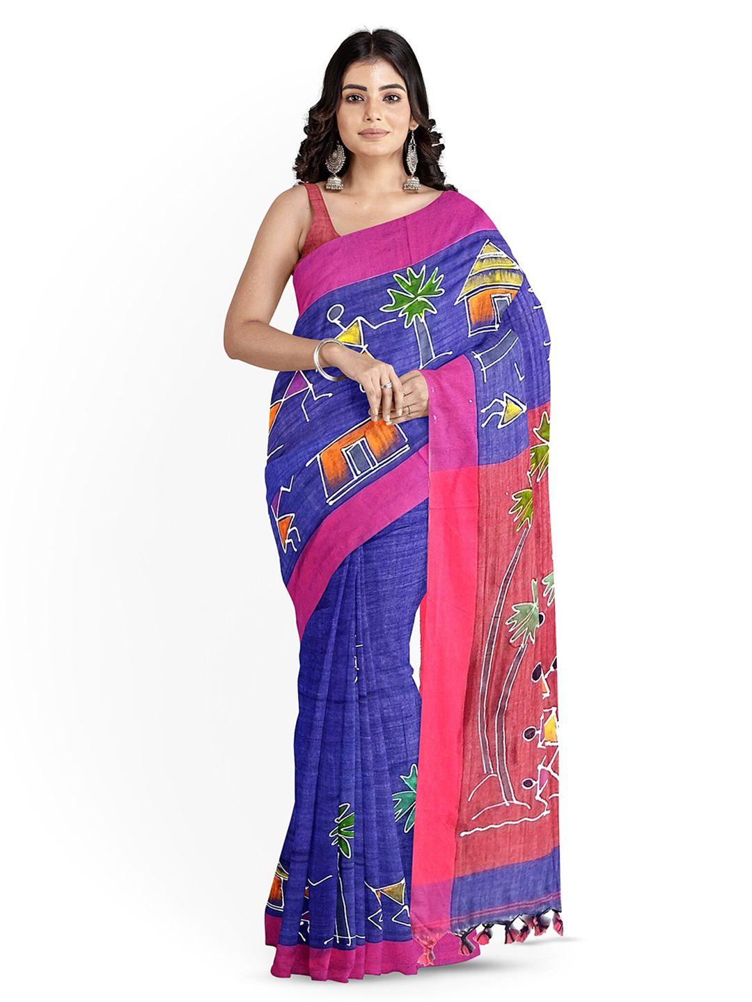 sanghamitra sarees warli pure cotton saree