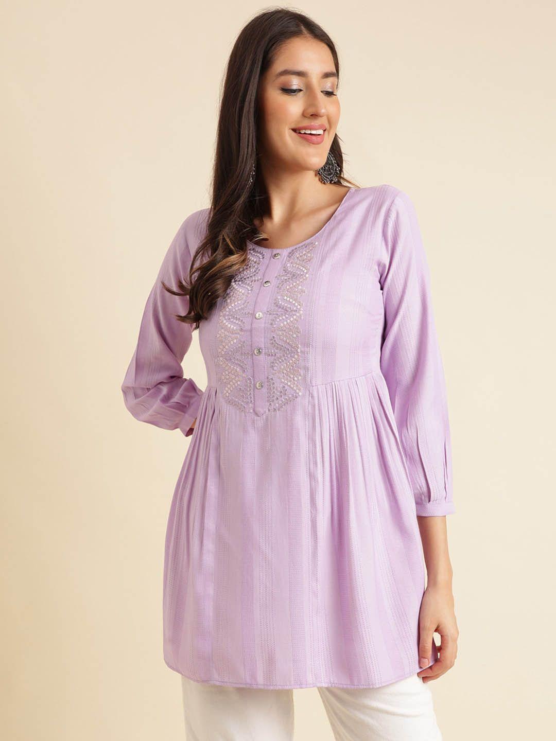 sangria ethnic motifs embroidered tunic