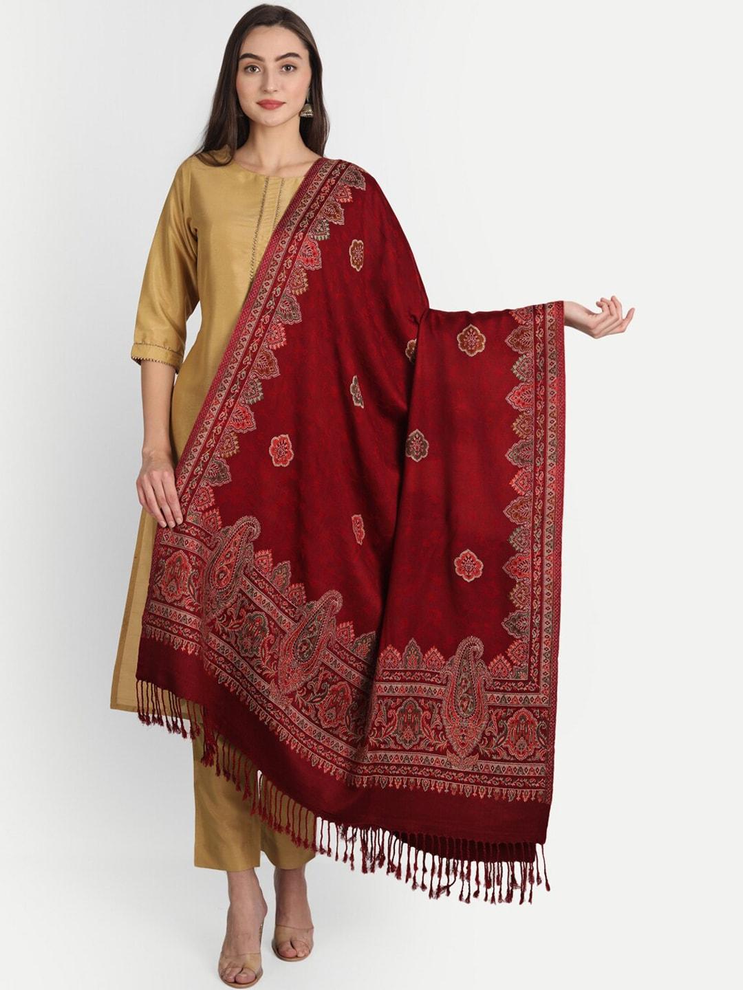 sangria woven design pashmina shawl