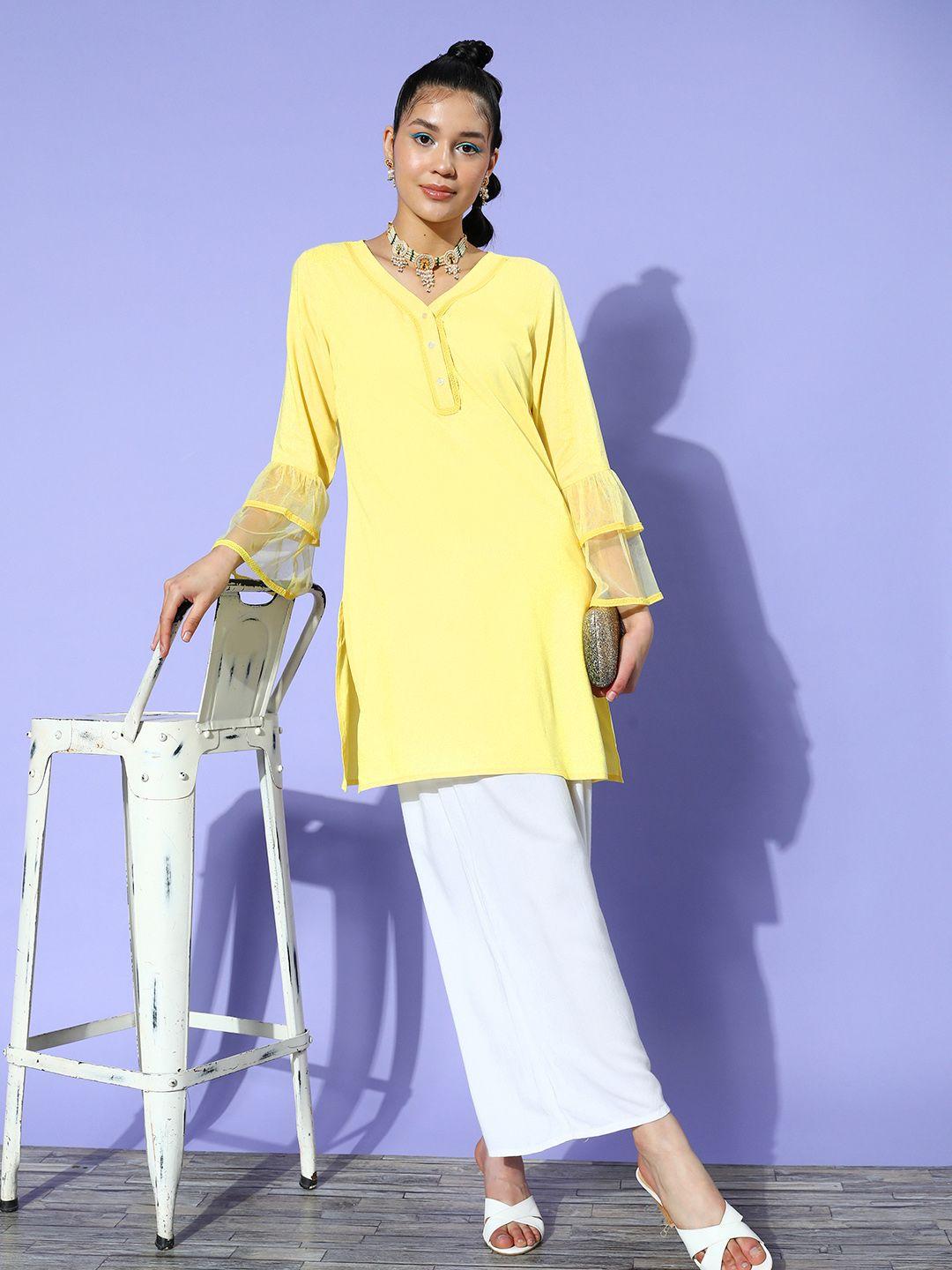 sangria bell sleeves kurta