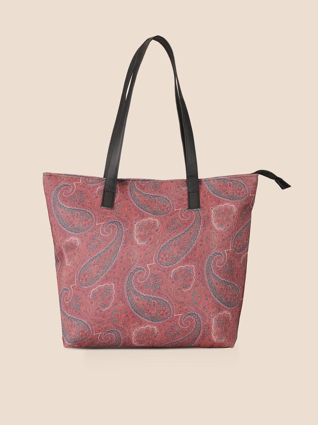 sangria ethnic motifs printed shoulder bag