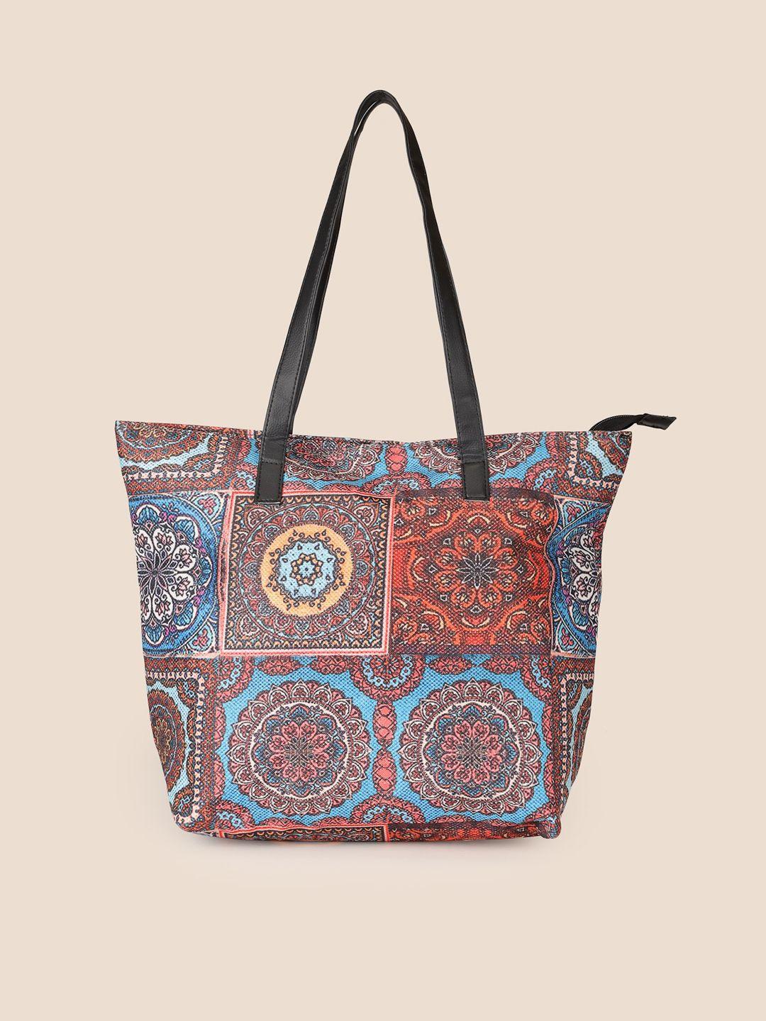 sangria ethnic motifs printed shoulder bag