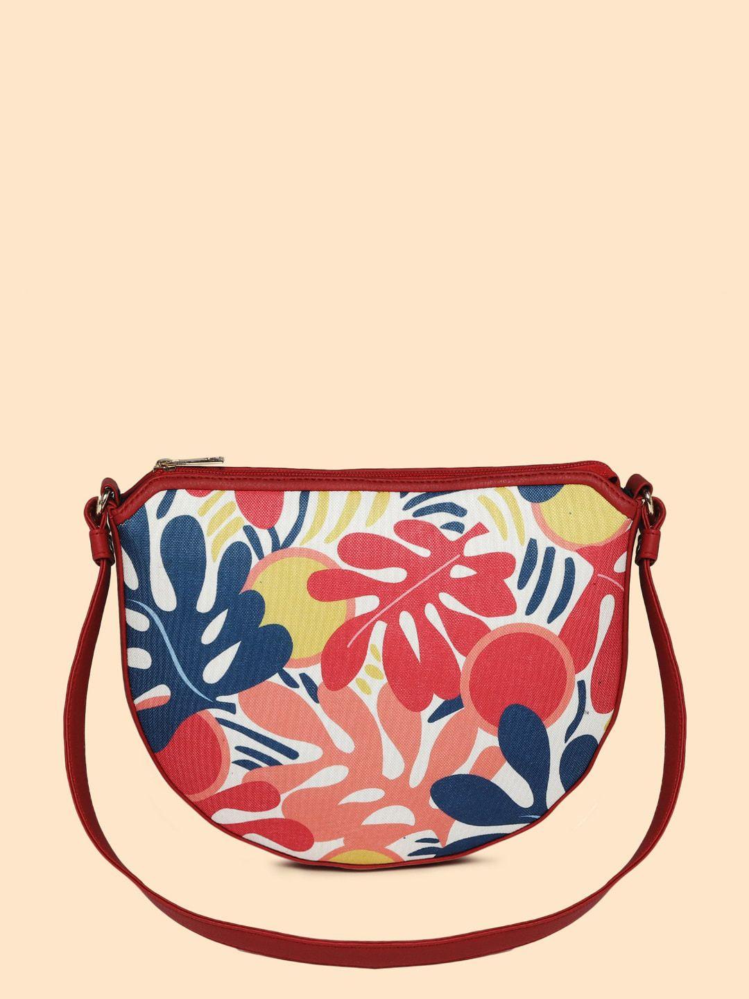 sangria ethnic motifs printed sling bag