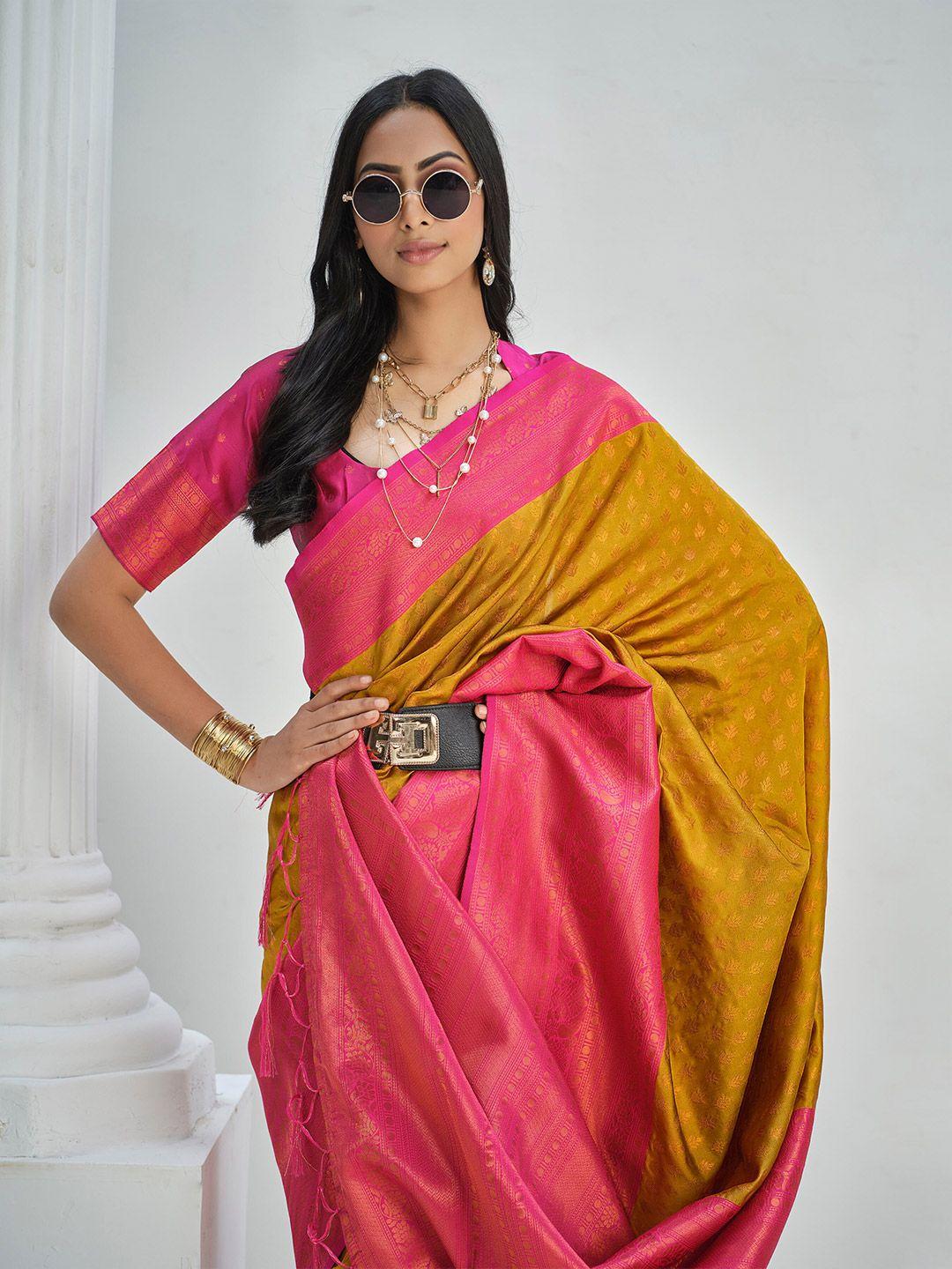 sangria ethnic motifs woven design zari saree