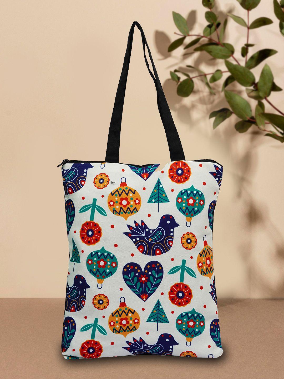 sangria graphic printed tote bag