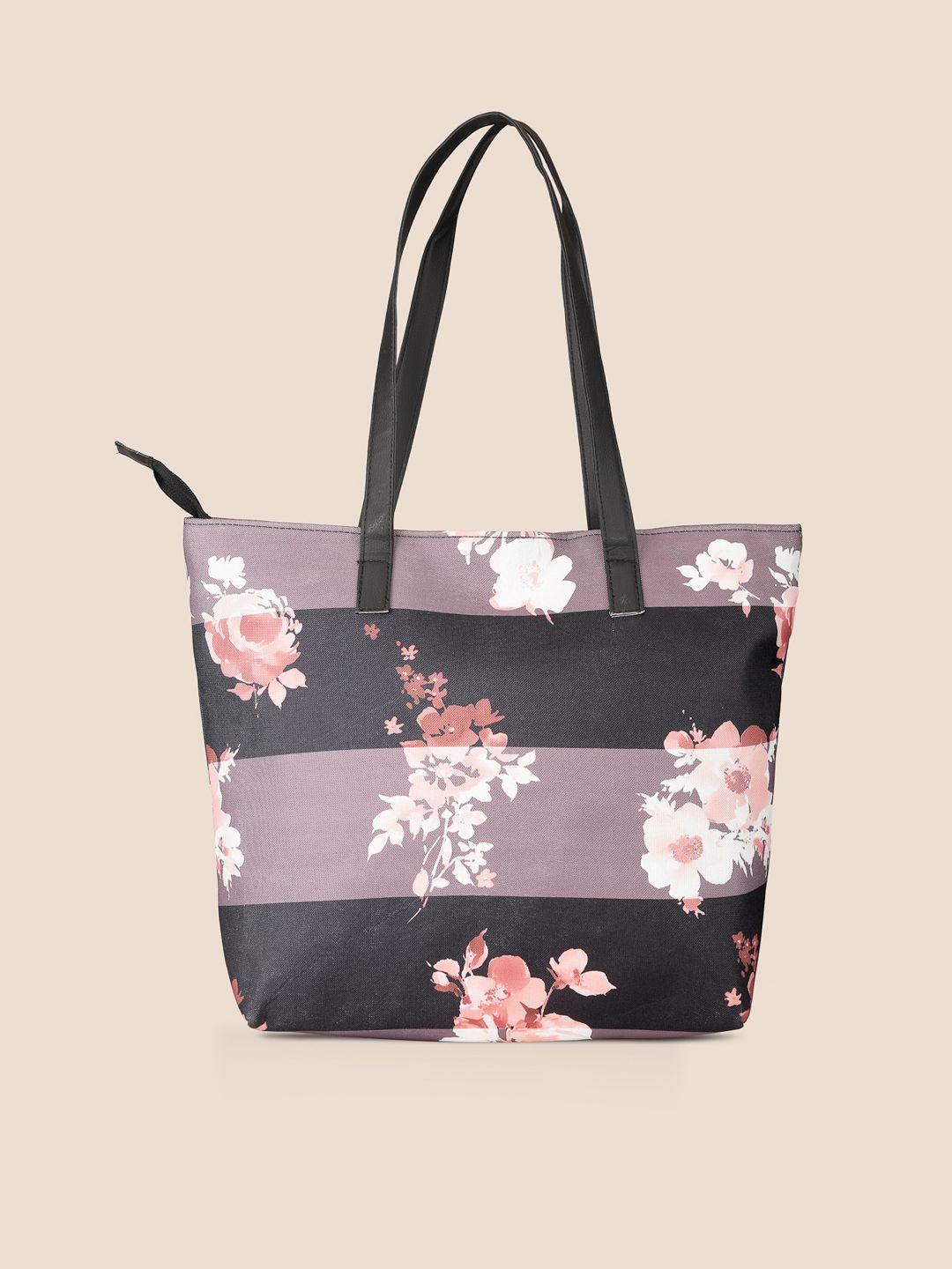 sangria printed structured shoulder bag