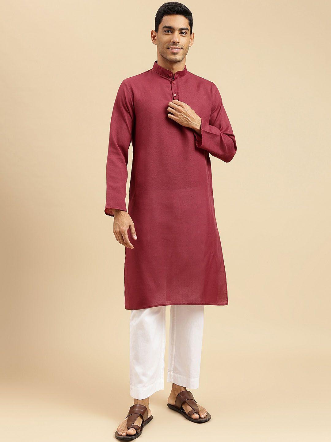 sangria straight kurta & pyjamas