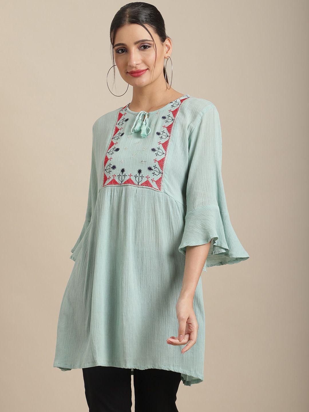 sangria women embroidered tunic