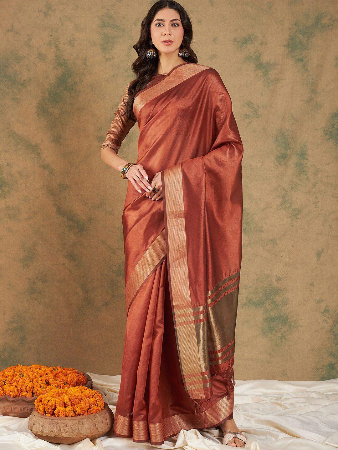 sangria woven design organza sarees