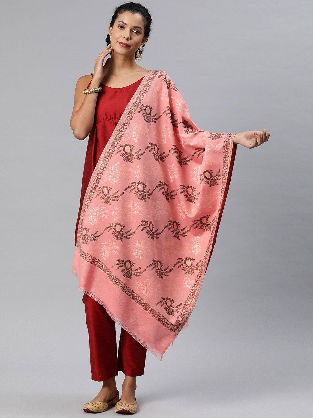 sangria woven design pashmina stole
