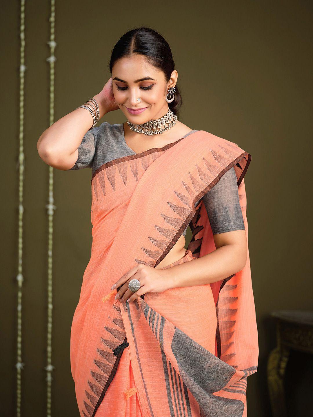 sangria woven design saree with blouse piece