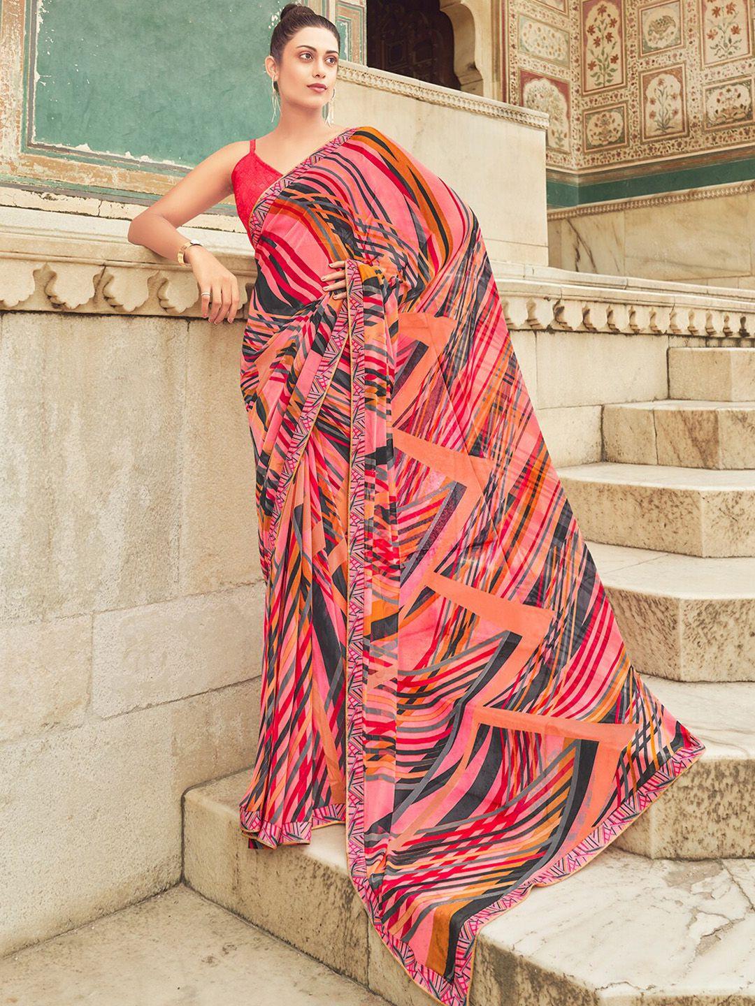 sanskar abstract printed saree