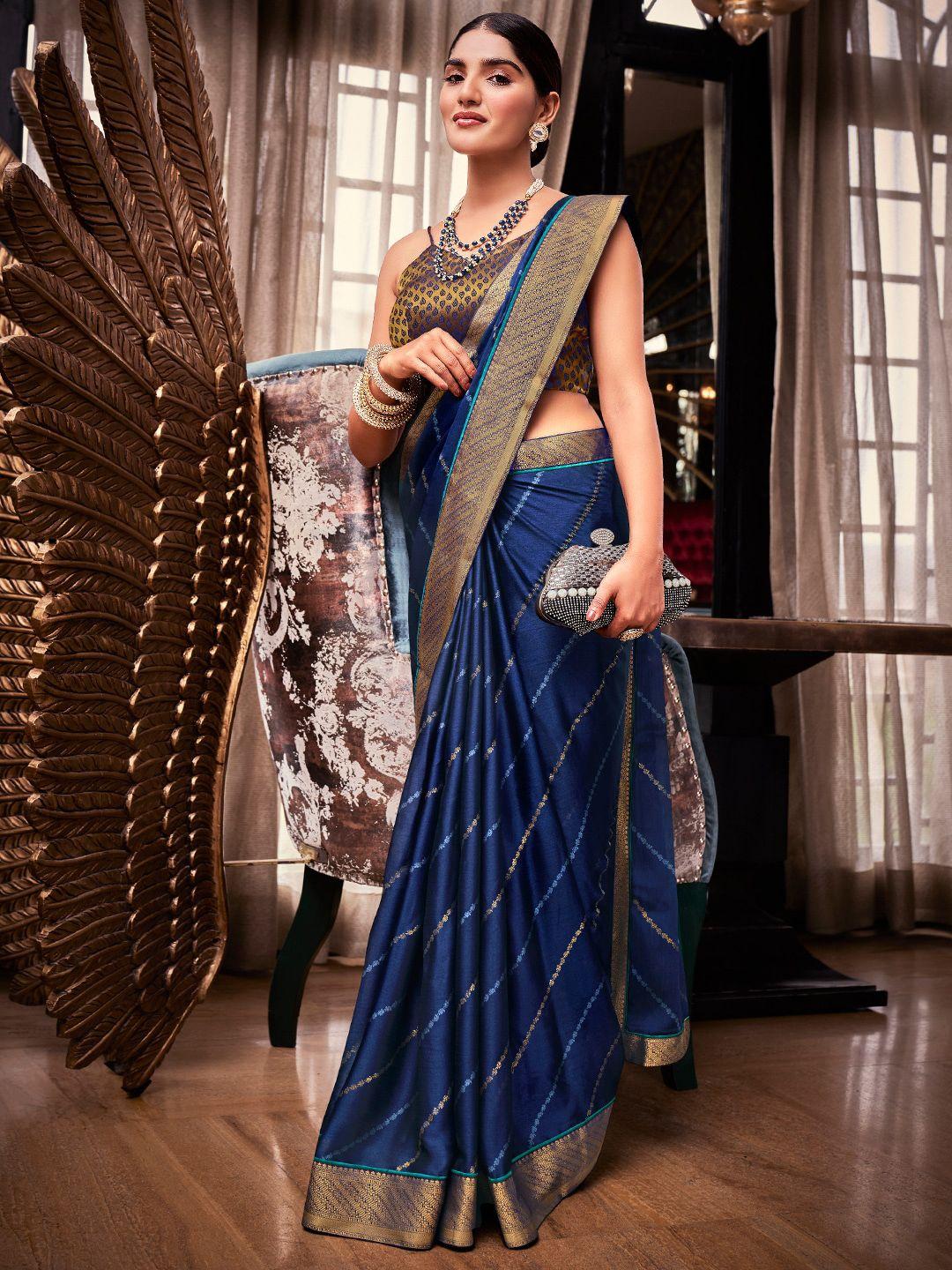 sanskar leheriya printed zari saree