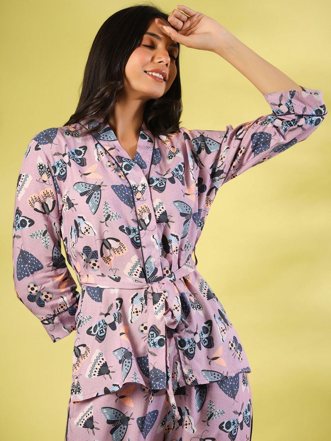 sanskrutihomes women printed night suit