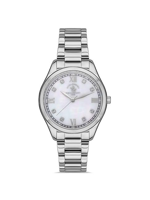 santa barbara polo & racquet club sb.1.10438-1 analog watch for women