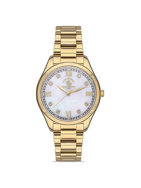 santa barbara polo & racquet club sb.1.10438-3 analog watch for women