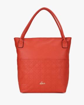 santiago tote bag with metal logo