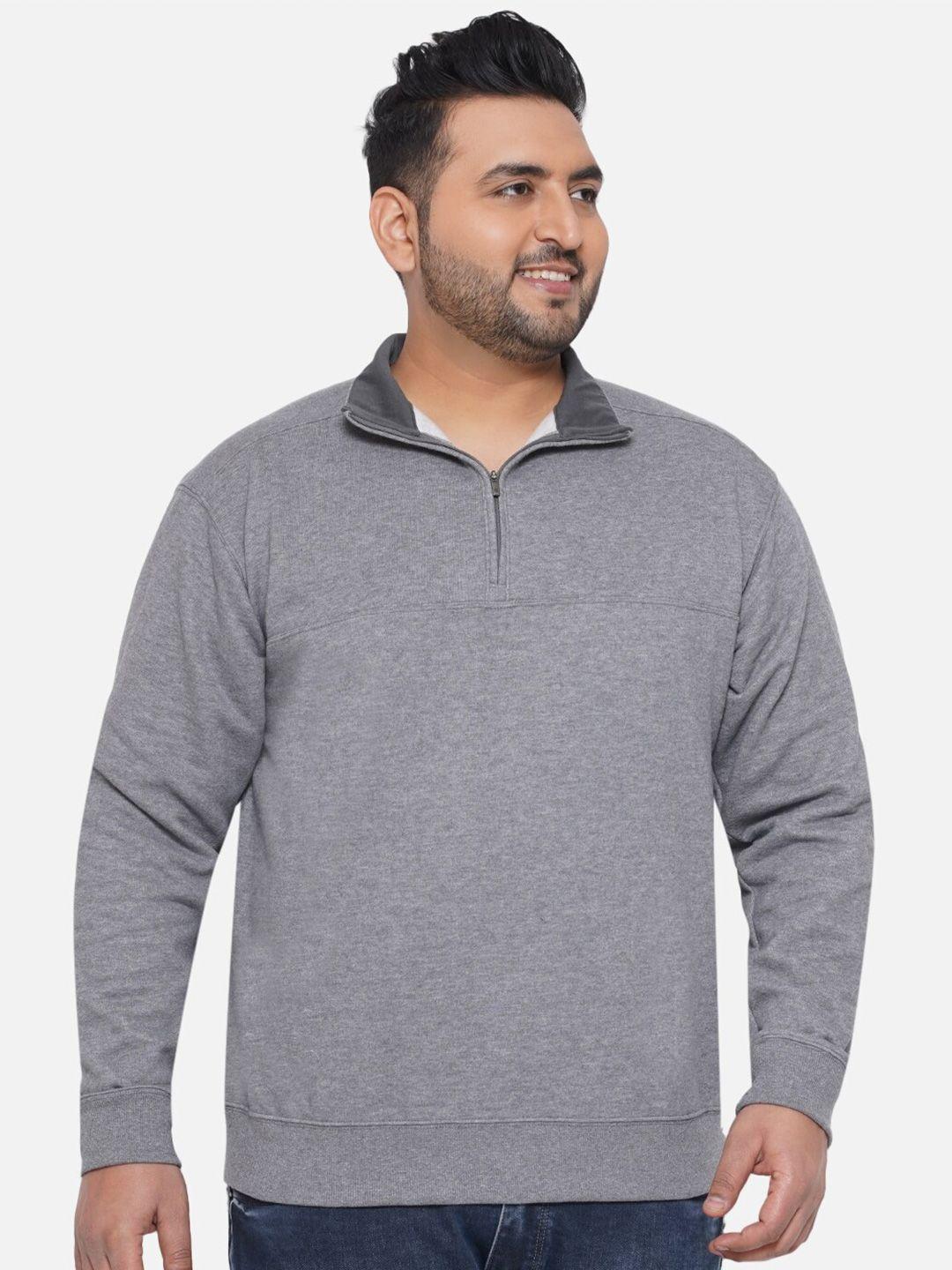 santonio mock collar pure cotton sweatshirt