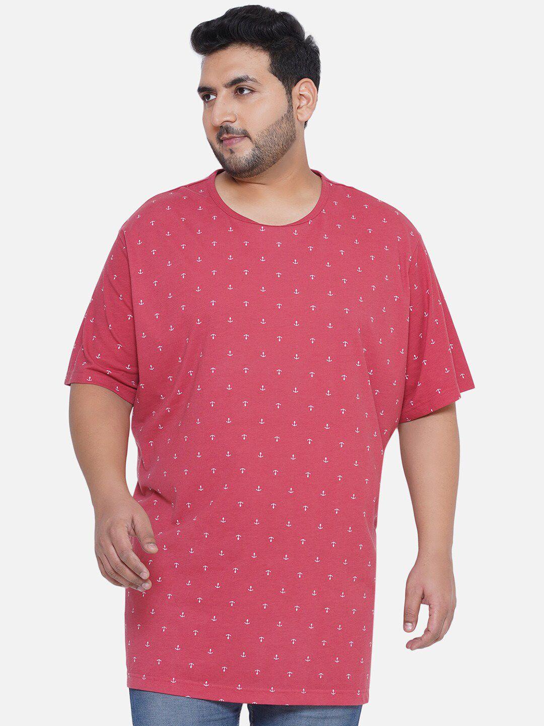 santonio plus size conversational printed cotton t-shirt