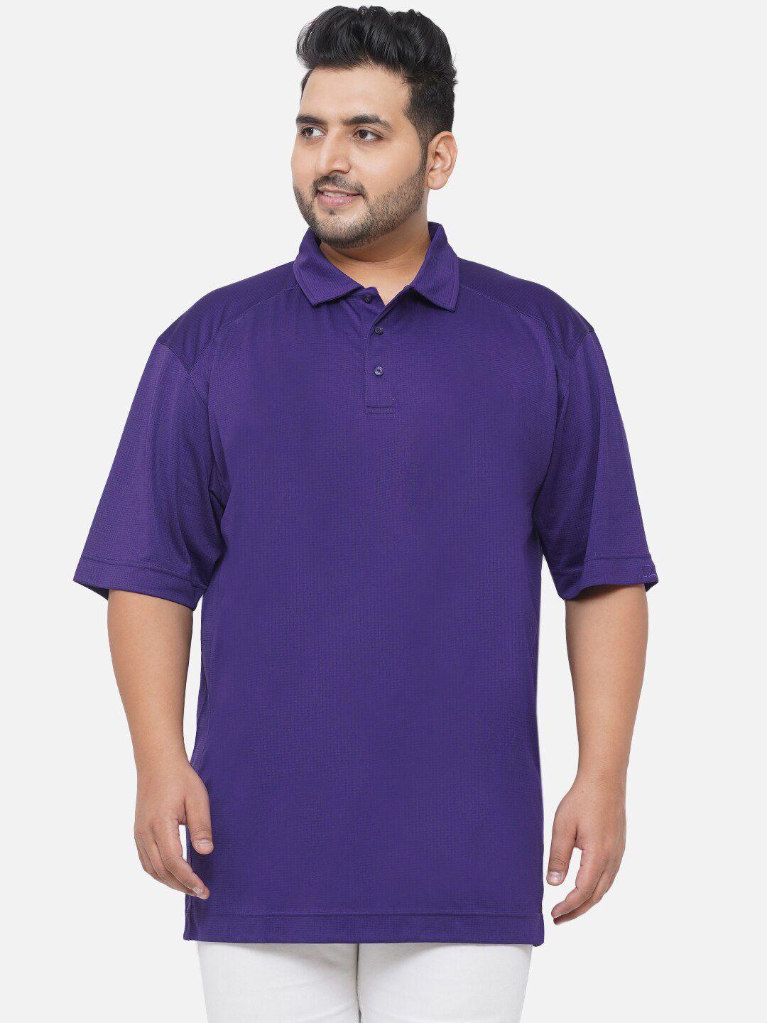 santonio plus size polo collar t-shirt