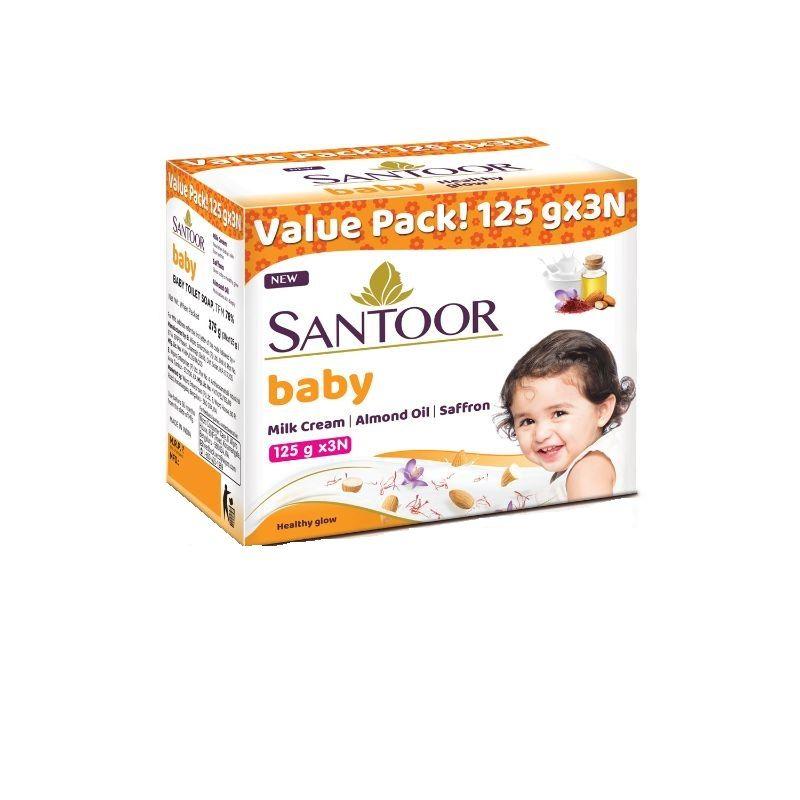 santoor baby soap (pack of 3)