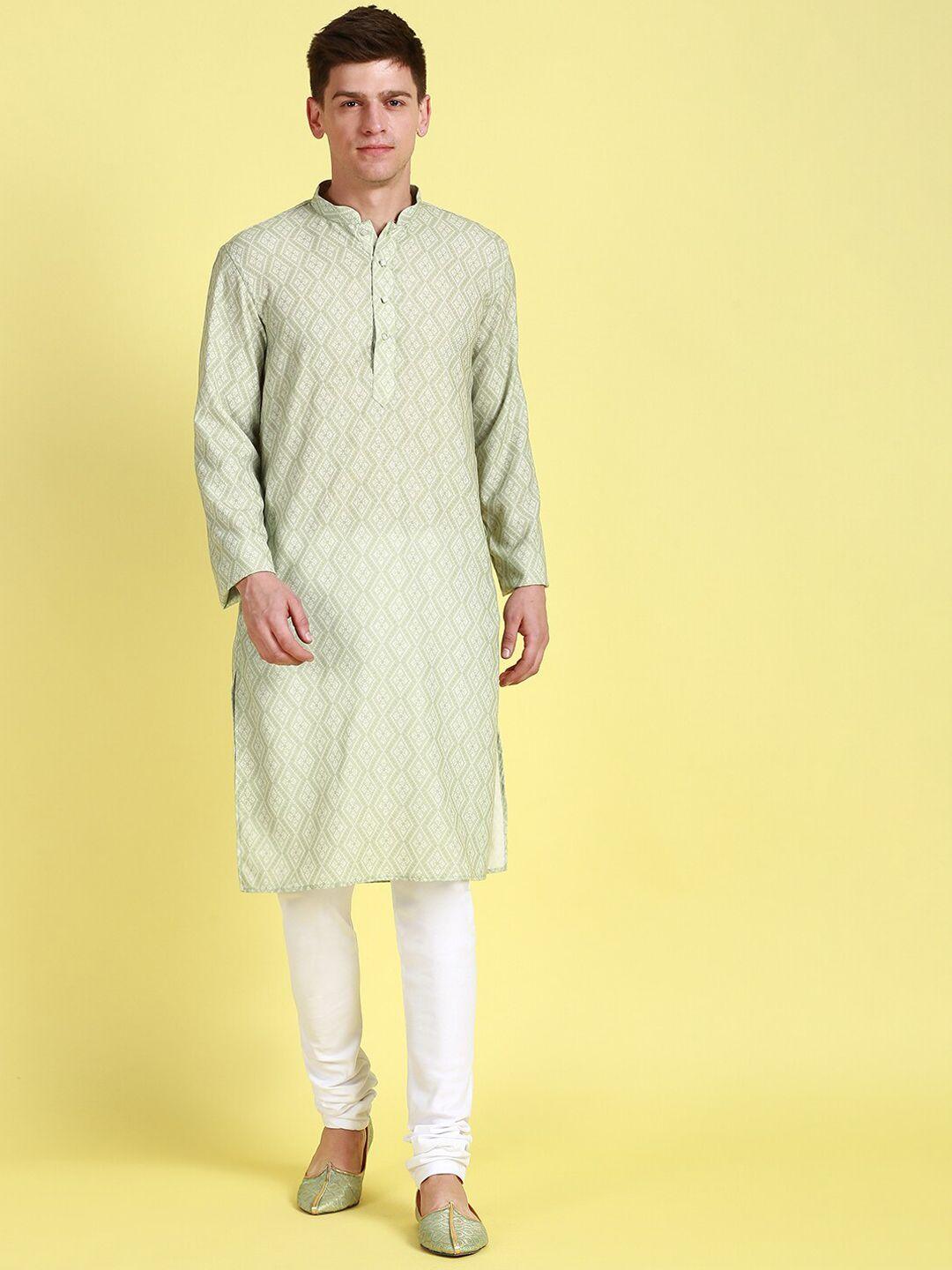 sanwara bandhani printed pure cotton kurta with pyjamas
