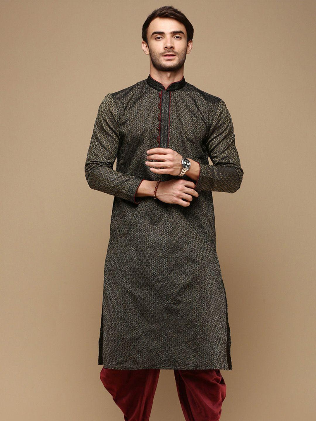 sanwara ethnic motifs embroidered kurta