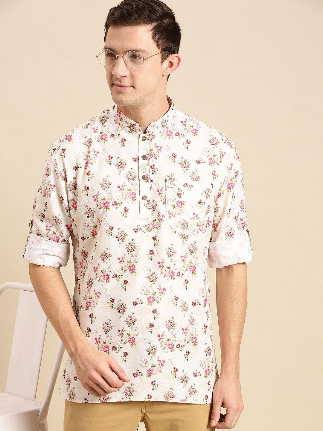 sanwara floral printed cotton shirt