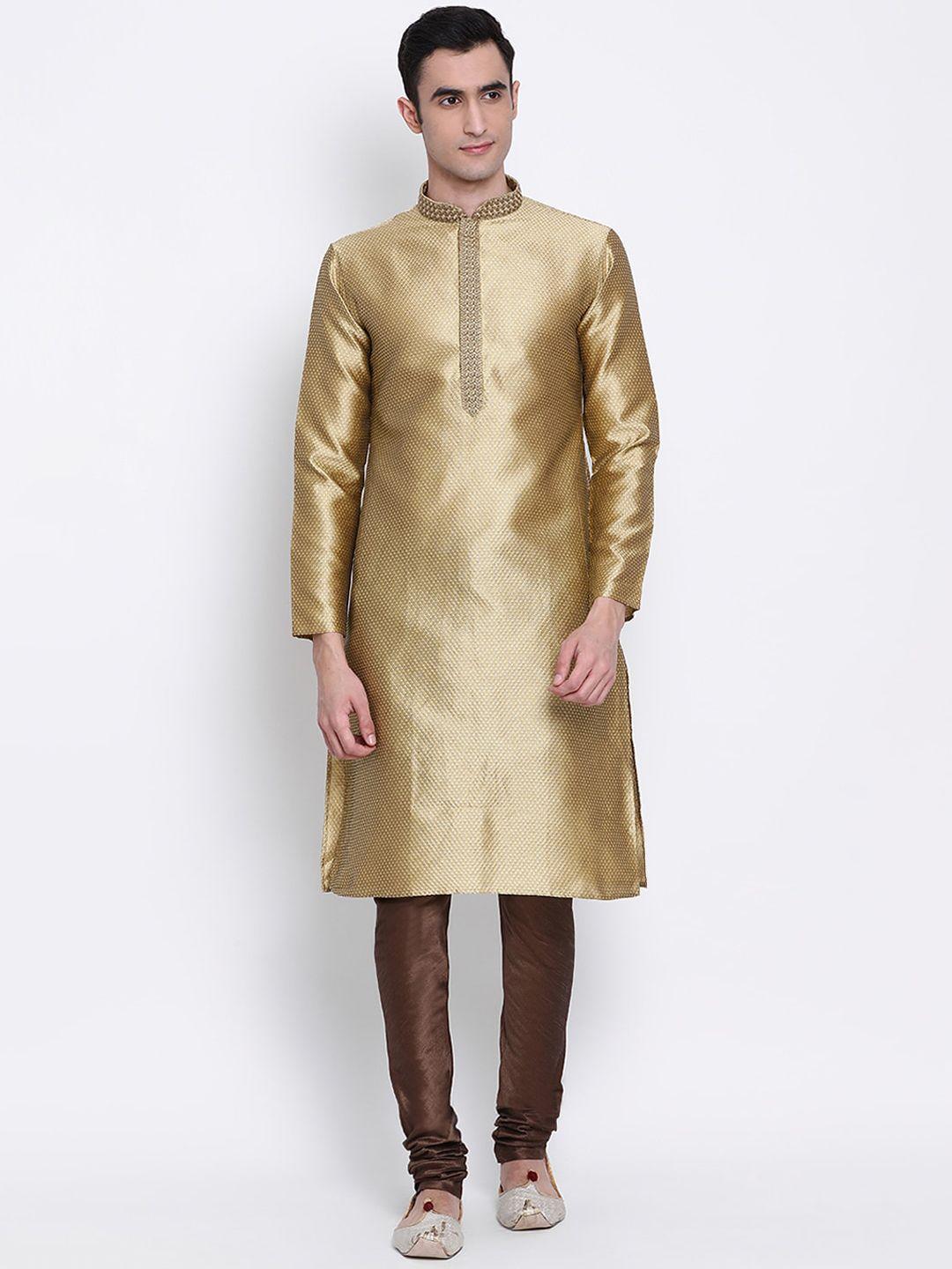 sanwara men gold-toned kurta