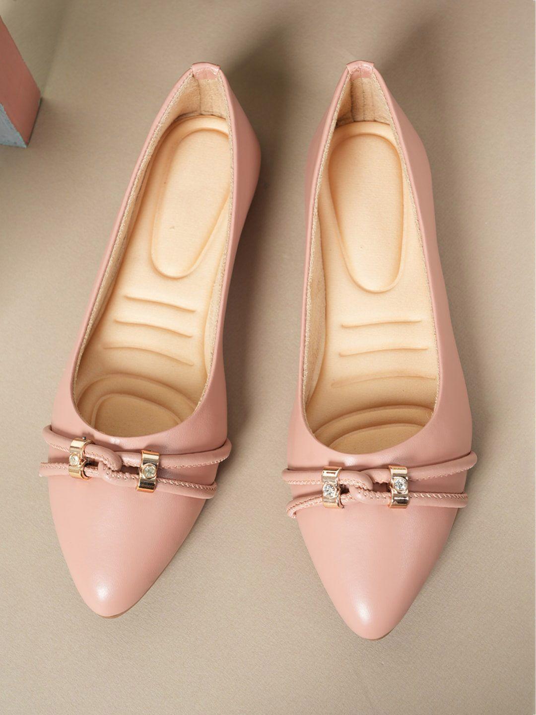 sapatos embellished pointed toe ballerinas flats