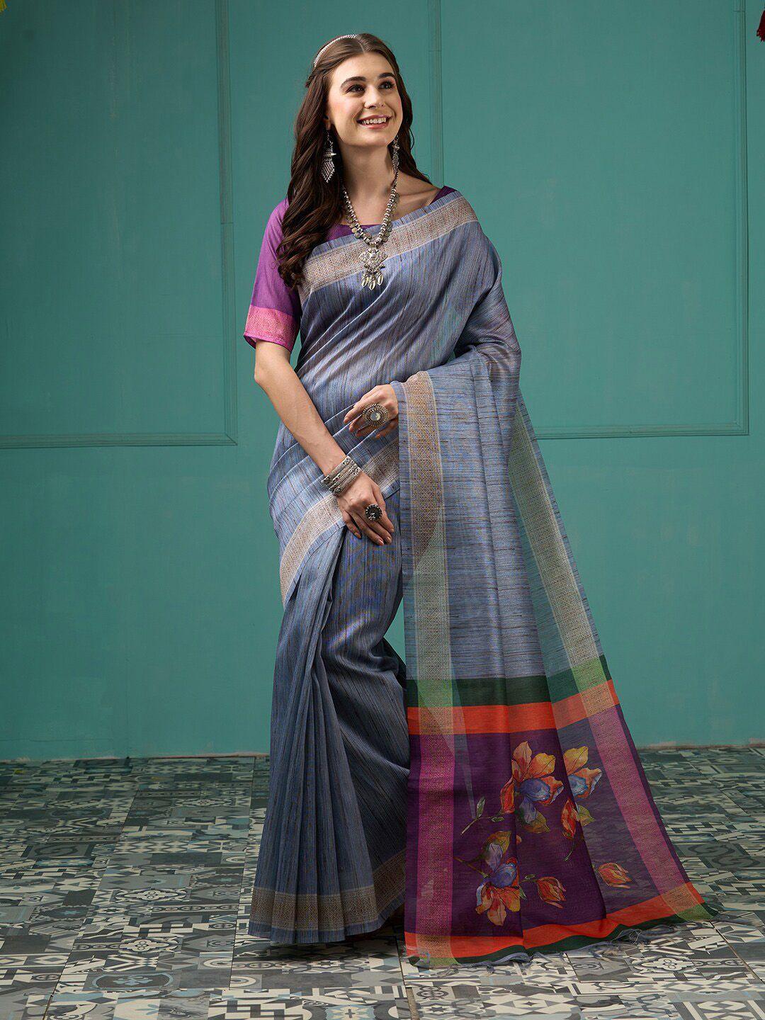saree mall woven design taant sarees
