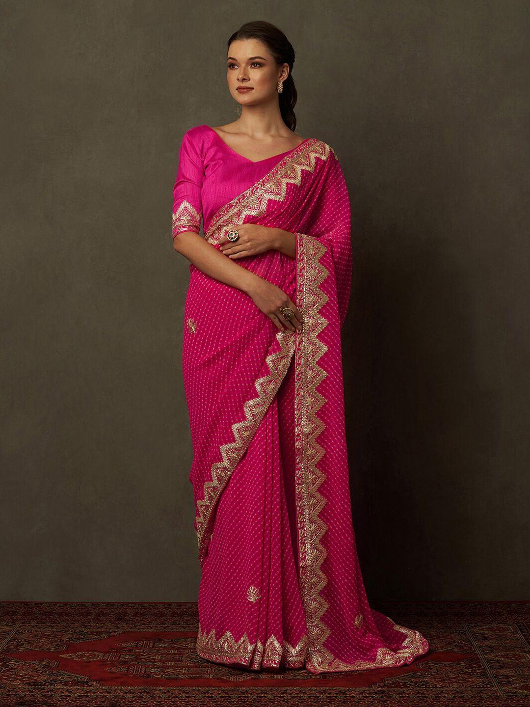 saree mall embellished pure georgette sarees