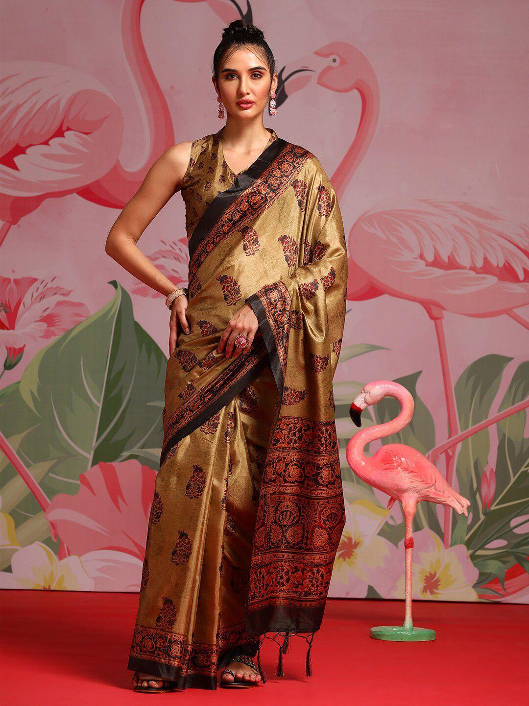 saree mall ethnic motifs printed bagh saree
